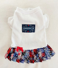 America Patriotic T-Shirt Dress