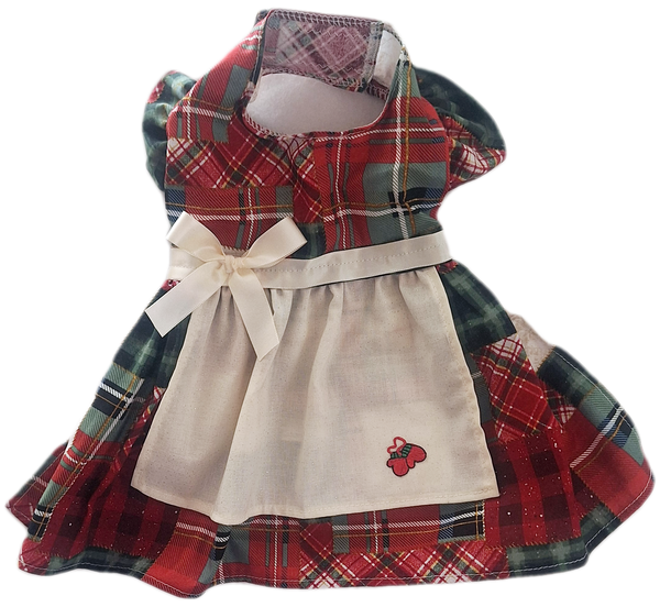 Christmas Mitten Apron Dress