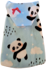 Panda Blue Hoodie Dress