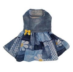 Blue Denim and Patches Dress