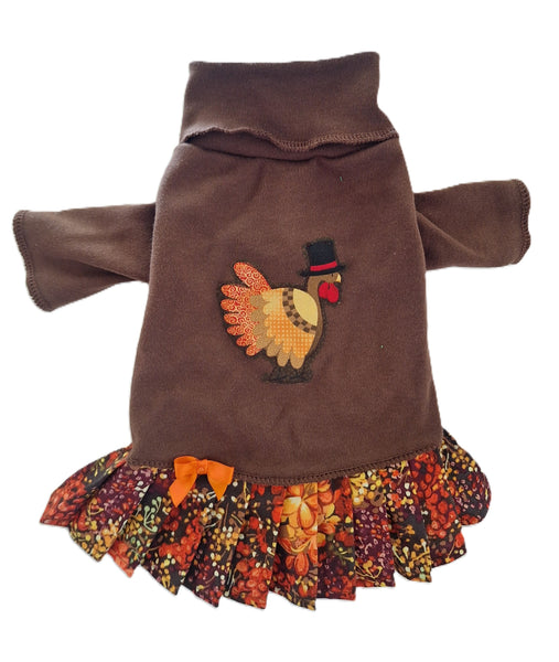 Thanksgiving Turkey Turtleneck Dress
