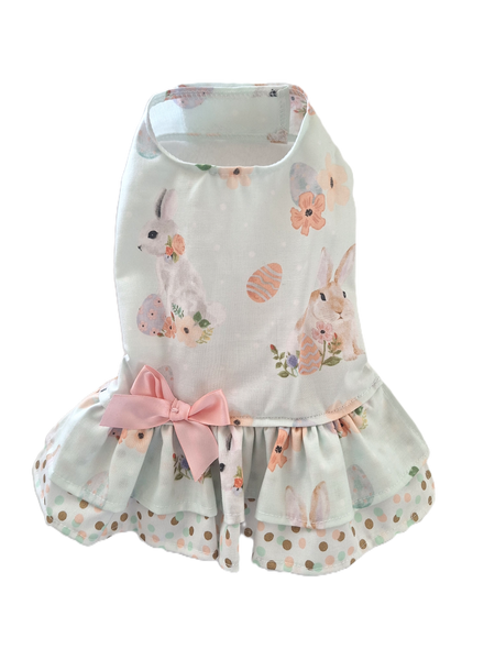 Mint Bunny Easter Dress