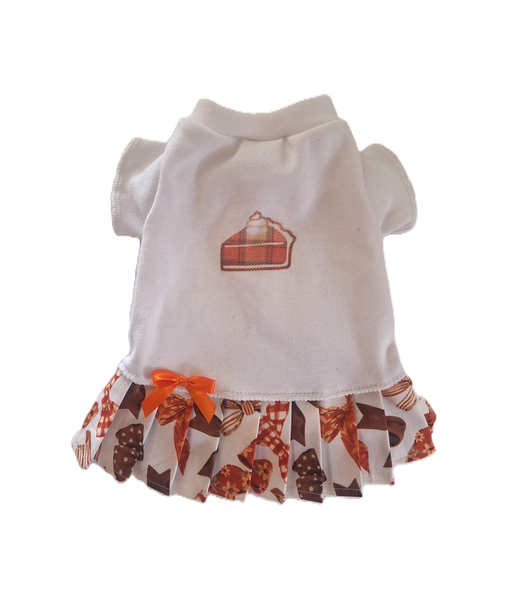 Pie Slice and Bows T Shirt Dress