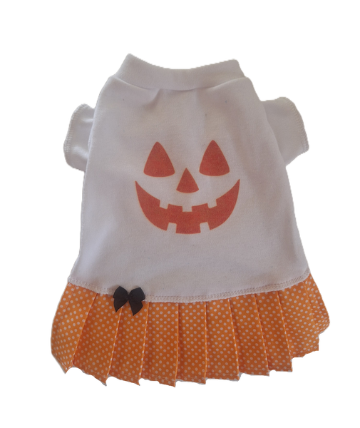 Pumpkin Face T Shirt Dress