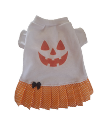 Pumpkin Face T Shirt Dress