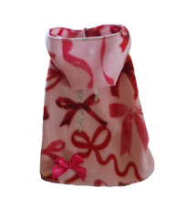 Pink Bows and Candy Christmas Hoodie Dress