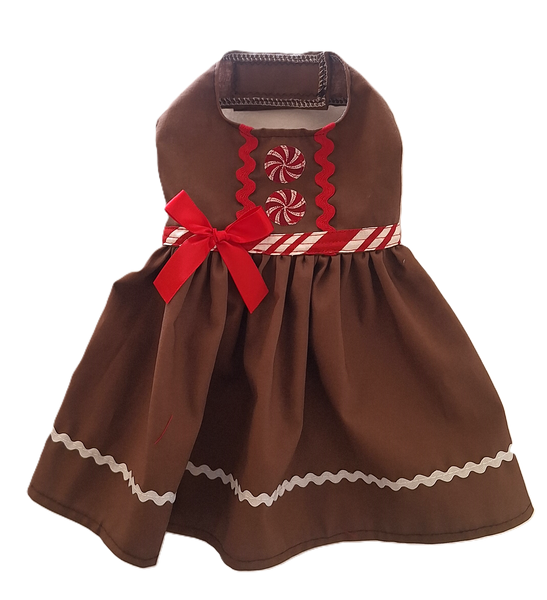 Christmas Brown Gingerbread Dress