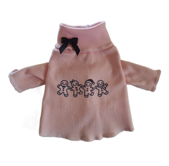 Pink Gingerbread People Turtleneck
