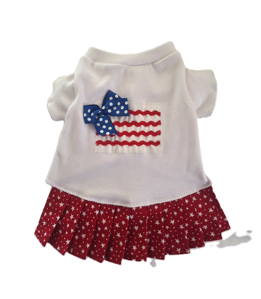 Ric Rac Flag T Shirt Dress
