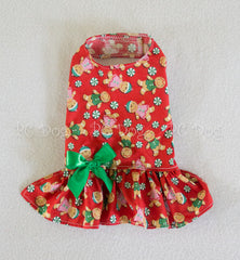Red and Green Gingerbread Dress (Limited Sizes available)
