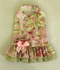 Dropwaist Pink Tea Rose Dress (CLEARANCE)