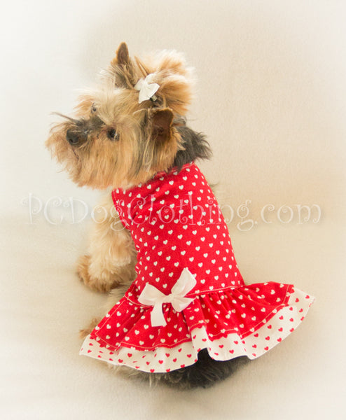 Red and White Hearts Dress (Clearance)