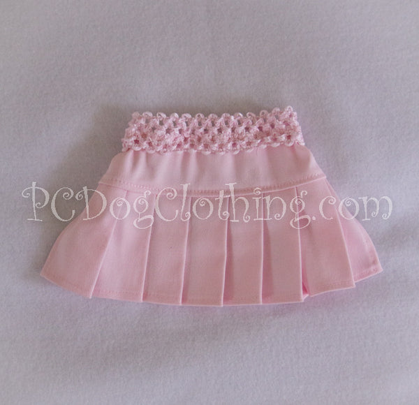 Pink Twill Skirt