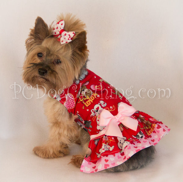 Red and Pink Puppy Love Valentine(Clearance)