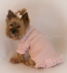 Baby Pink Nightgown Short Sleeves