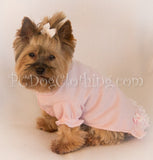 Baby Pink Nightgown Short Sleeves