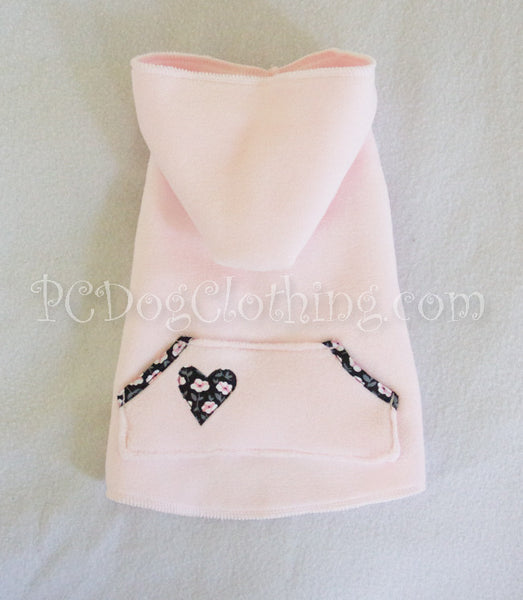 Deluxe Pink Hoodie Dress