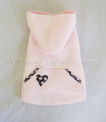 Deluxe Pink Hoodie Dress