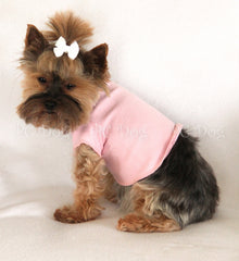 Baby Pink Dog T Shirt