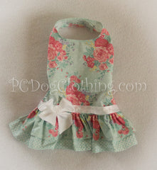 Soft Green Roses Dress (Almost gone)