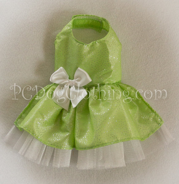 Spring Green Shimmer and Sparkle Dress