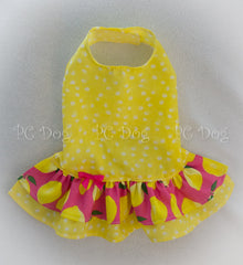 Bright Lemons and Dots Dress